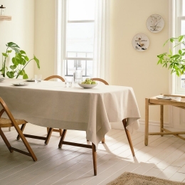 Τραπεζομάντηλο Norah 370/06 Linen Gofis Home 135X180cm Βαμβάκι-Πολυέστερ