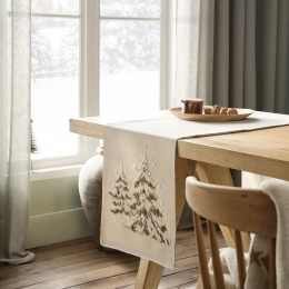 Runner Χριστουγεννιάτικο 459 Beige Gofis Home 37X160