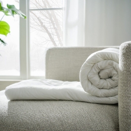 Sofa Quilt Εσωτερική Γέμιση Saga 444 White Gofis Home Διθέσιο 85x200cm Πολυέστερ