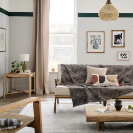 Ριχτάρι Lagertha 317/06 Beige Gofis Home Τριθέσιο Βαμβάκι-Πολυέστερ