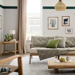 Ριχτάρι Lagertha 317/07 Green Gofis Home Διθέσιο 180x250cm Βαμβάκι-Πολυέστερ