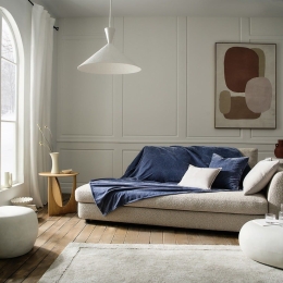 Ριχτάρι Luna 427/09 Grey Blue Gofis Home Διθέσιο 180x250cm Πολυέστερ