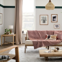 Ριχτάρι Valkyrie 234/03 Chili Orange Gofis Home Τετραθέσιο 180x350cm Βαμβάκι-Πολυέστερ