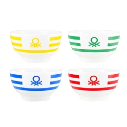 Μπωλ Δημητριακών (Σετ 2Τμχ) 20.21.0501 Bone Multi Benetton Bone China 