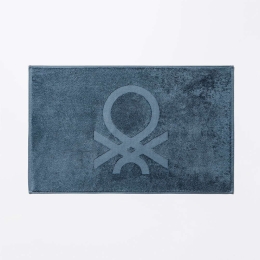 Ταπέτο Μπάνιου 20.21.0509 50X80cm 750GSM Cotton Dark Grey Tevere Benetton 50X80cm 100% Βαμβάκι