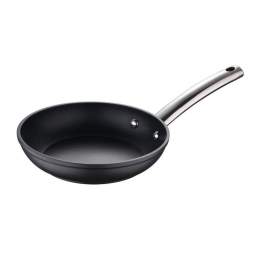 Τηγάνι Αντικολλητικό Αλουμινίου Foodies BGMP-3551 Φ24x5cm Black-Silver MasterPro 24cm Αλουμίνιο