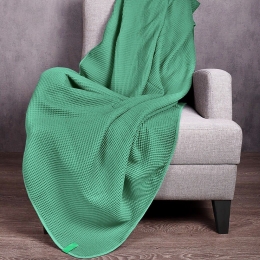 Κουβέρτα Καναπέ - Ριχτάρι Rainbow Green Benetton Πολυθρόνα 140x190cm 100% Βαμβάκι