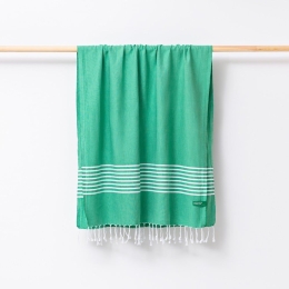 Πετσέτα Θαλάσσης - Παρεό Po Green Benetton Θαλάσσης 80x165cm 100% Βαμβάκι