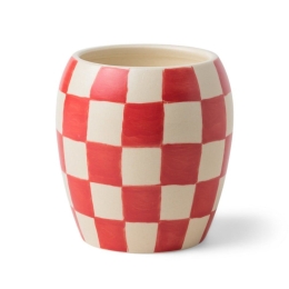 Κερί Σόγιας Αρωματικό Checkmate Rose And Santal 311gr Σε Κεραμικό Δοχείο 10x10,5cm Paddywax Κερί Σόγιας