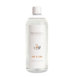 Refill Για Αρωματικό Χώρου Blanc Diffuser Mint Of Cuba 1L Mr & Mrs Fragrance Πλαστικό