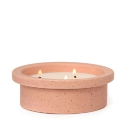 Κερί Σόγιας Αρωματικό Folia Gardenia And Tonka 141gr Σε Κεραμικό Γλαστράκι 12x5cm Rose Paddywax Κερί Σόγιας