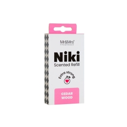 Ανταλλακτικό Για Αρωματικό Αυτοκινήτου Niki Cedar Wood 5,6x6,8cm Mr & Mrs Fragrance EVA