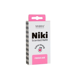 Ανταλλακτικό Για Αρωματικό Αυτοκινήτου Niki Fresh Air 5,6x6,8cm Mr & Mrs Fragrance EVA