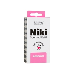 Ανταλλακτικό Για Αρωματικό Αυτοκινήτου Niki Rose Oud 5,6x6,8cm Mr & Mrs Fragrance EVA