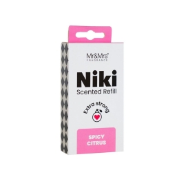 Ανταλλακτικό Για Αρωματικό Αυτοκινήτου Niki Spicy Citrus 5,6x6,8cm Mr & Mrs Fragrance EVA