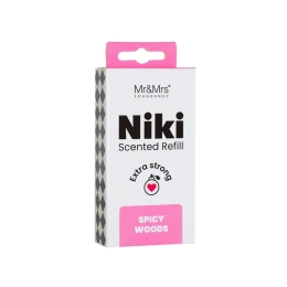 Ανταλλακτικό Για Αρωματικό Αυτοκινήτου Niki Spicy Woods 5,6x6,8cm Mr & Mrs Fragrance EVA