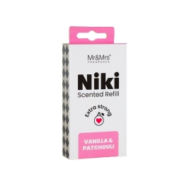 Ανταλλακτικό Για Αρωματικό Αυτοκινήτου Niki Vanilla And Patchouli 5,6x6,8cm Mr & Mrs Fragrance EVA