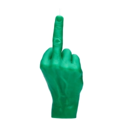 Κερί Χειρονομίας F@ck You 380gr 20x9x8cm Green Candle Hand Παραφίνη