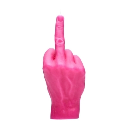 Κερί Χειρονομίας F@ck You 380gr 20x9x8cm Pink Candle Hand Παραφίνη
