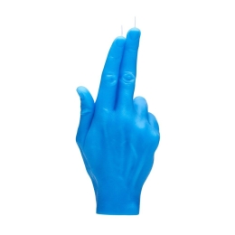 Κερί Χειρονομίας Gun Fingers 360gr 21x10x6cm Blue Candle Hand Παραφίνη