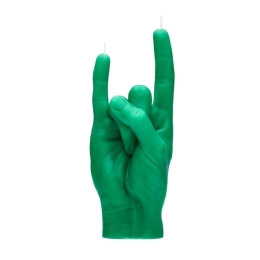 Κερί Χειρονομίας You Rock 310gr 20x8x7,5cm Green Candle Hand Παραφίνη
