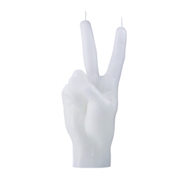 Κερί Χειρονομίας Peace 360gr 20x7x8cm White Candle Hand Παραφίνη