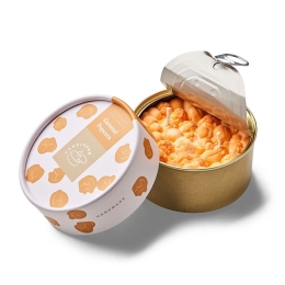 Αρωματικό Φυτικό Κερί Γκουρμέ Σε Κονσέρβα Caramel Popcorn Candle Hand Φυτικό Κερί