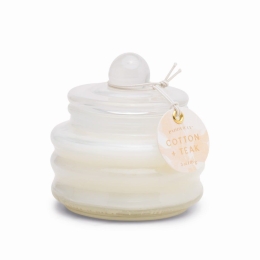 Αρωματικό Κερί Με Καπάκι Cotton & Teak 85gr Paddywax Κερί Σόγιας