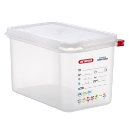 Φαγητοδοχείο Πλαστικό Hermet.Gn 1/4 AR00003028-4.3Lt 265X162X150Mm Araven Πλαστικό