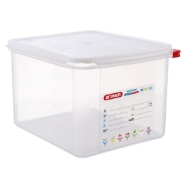 Φαγητοδοχείο Πλαστικό Hermet.Gn 1/2 AR00003035-12.5Lt 325X265X200Mm Araven Πλαστικό