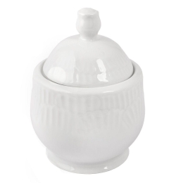 Ζαχαριέρα Με Καπάκι PR01200200 315cc Pw2 Πορσελάνη White Oriana Ferelli® Πορσελάνη