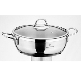 Κατσαρόλα Ημιχύτρα YMS00200328 - 5Lt 28X9Cm Soft 44487 Inox Max Home 28cm Ανοξείδωτο Ατσάλι