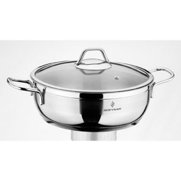 Κατσαρόλα Ημιχύτρα 30X10Cm YMS00200330 - 6Lt Soft Inox Max Home 30cm Ανοξείδωτο Ατσάλι