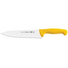 Μαχαίρι Κρέατος TR24609058 20cm Από Ανοξείδωτο Ατσάλι Silver-Yellow Tramontina Ανοξείδωτο Ατσάλι