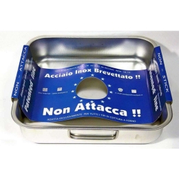 Ταψί Τετράγωνο Patented ST11165000 36x36cm 18/10 Inox Max Home Ανοξείδωτο Ατσάλι