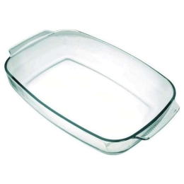 Σκεύος Πυρίμαχο Ορθογώνιο HG00102037 3,7lt 38x25cm Clear Max Home Γυαλί