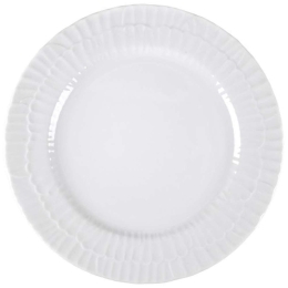 Πιατέλα Στρογγυλή Πορσελάνινη Pw2 PR00500200 Φ31cm White Oriana Ferelli® Πορσελάνη