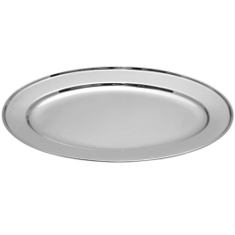Πιατέλα Ανοξείδωτη Οβάλ UR40653000 30cm Silver K-Professional Ανοξείδωτο Ατσάλι