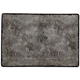 Πιατέλα Ορθογώνια Πορσελάνινη PR18274620 27x16cm Grey Oriana Ferelli® Πορσελάνη