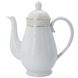 Τσαγιέρα Πορσελάνινη PR14141111 1150cc White-Gold Oriana Ferelli® Πορσελάνη