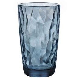Ποτήρι Σωλήνα Diamond BR00127701 470ml Ocean Blue Bormioli Rocco Γυαλί