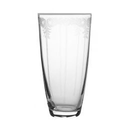 Ποτήρι Νερού Elisabeth CLX08106011 350ml Clear-Silver Από Κρύσταλλο Βοημίας Κρύσταλλο