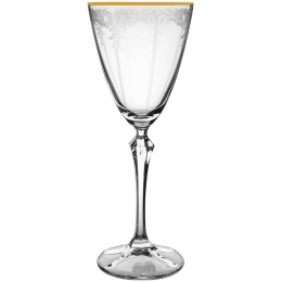 Ποτήρι Κολωνάτο Νερού Elisabeth CLX08890021 350ml Clear Από Κρύσταλλο Βοημίας Κρύσταλλο