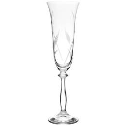 Ποτήρι Κολωνάτο Ούζου Calla-Angela CLX40600064 190ml Clear Από Κρύσταλλο Βοημίας Κρύσταλλο