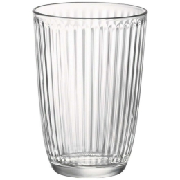 Ποτήρια Σωλήνα Line (Σετ 6Τμχ.) BR00131701 395ml Clear Bormioli Rocco Γυαλί