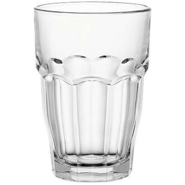 Ποτήρι Νερού Rock Bar Tempered BR00117221 370ml Clear Bormioli Rocco Γυαλί