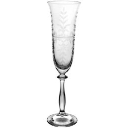 Ποτήρι Σαμπάνιας Angela CLX406049410 190ml Clear Από Κρύσταλλο Βοημίας Κρύσταλλο