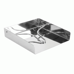 Χαρτοπετσετοθήκη  SR00521039 17,5x17,5x4,5cm Inox Sitram Ανοξείδωτο Ατσάλι