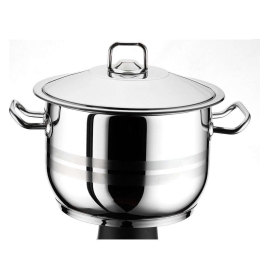 Κατσαρόλα Arian 430 ISF00100126 8lt 26x16cm Inox Isfa Metal 26cm Ανοξείδωτο Ατσάλι