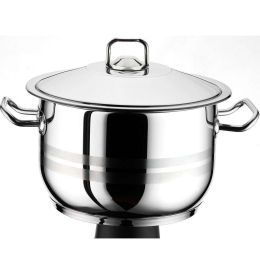 Κατσαρόλα Arian 430 ISF00100128 11lt 28x18cm Inox Isfa Metal 28cm Ανοξείδωτο Ατσάλι